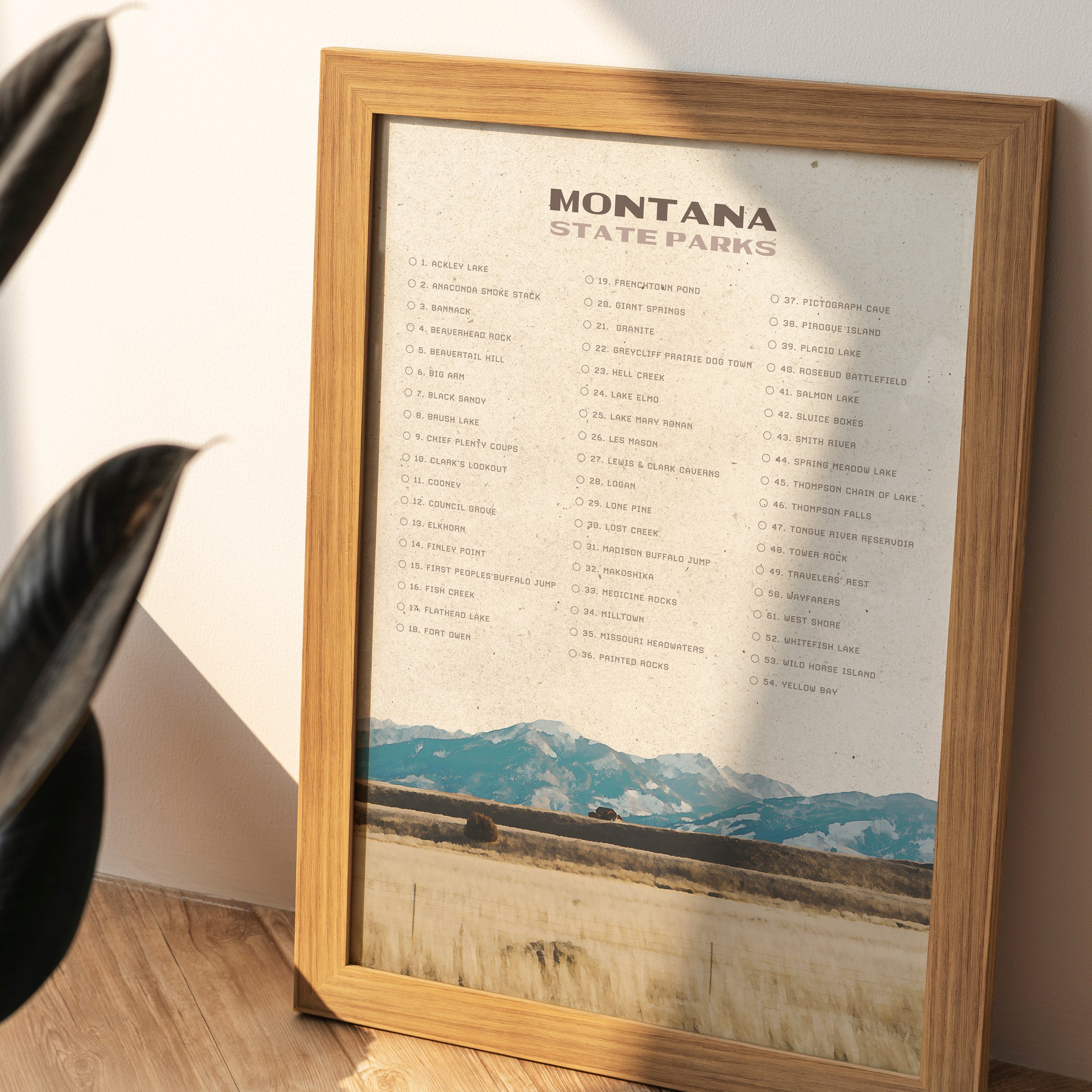 State Parks Checklist Posters