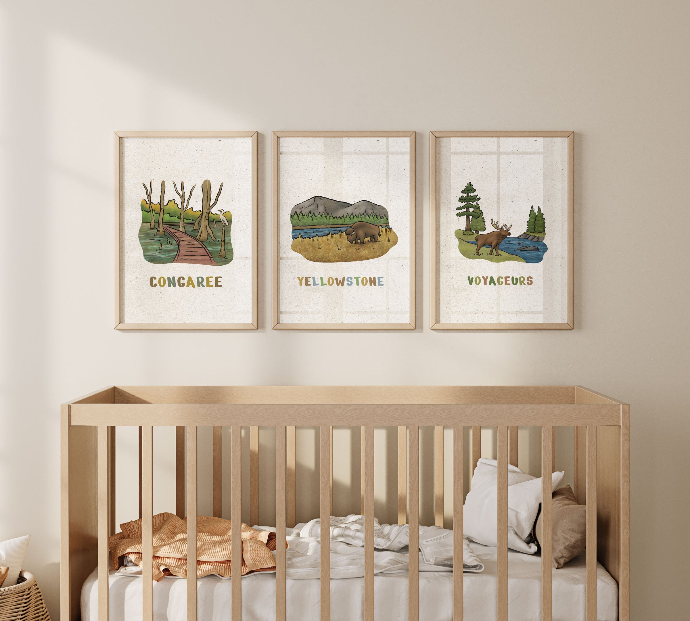 National Parks Nursery Posters