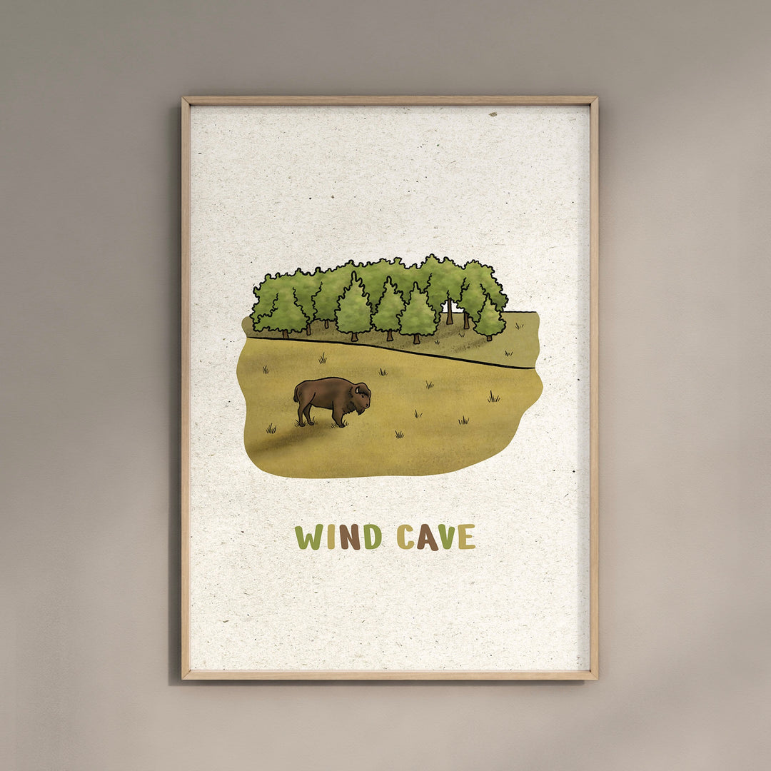 a picture of a rhino in a field with trees