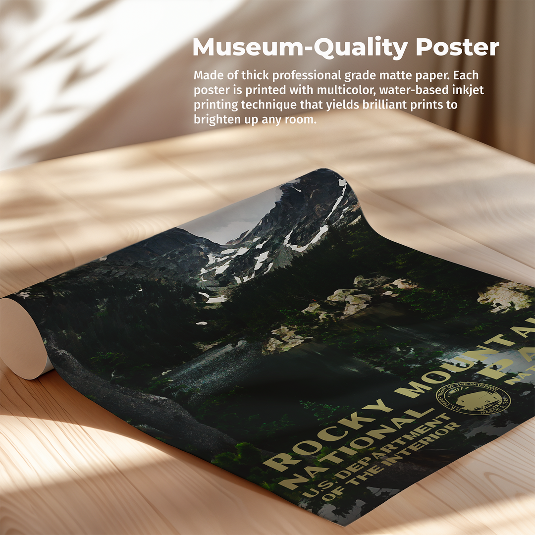 a book on a table with a mountain in the background