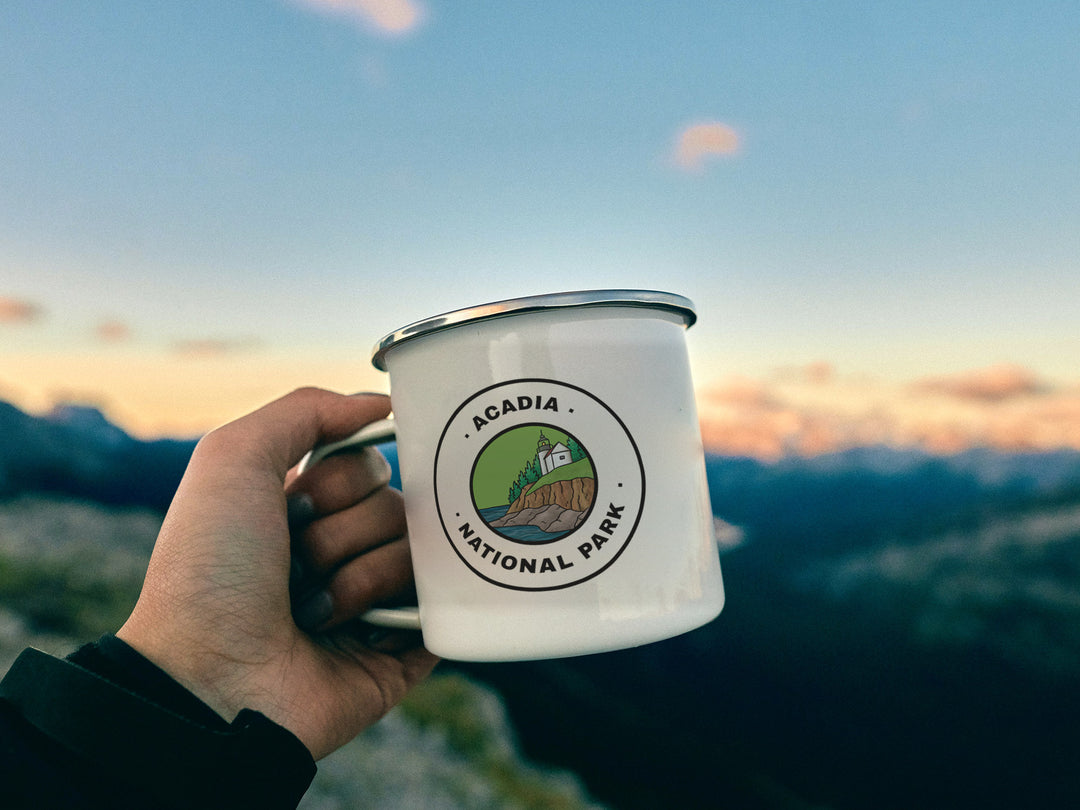 Acadia National Park Camping Mug