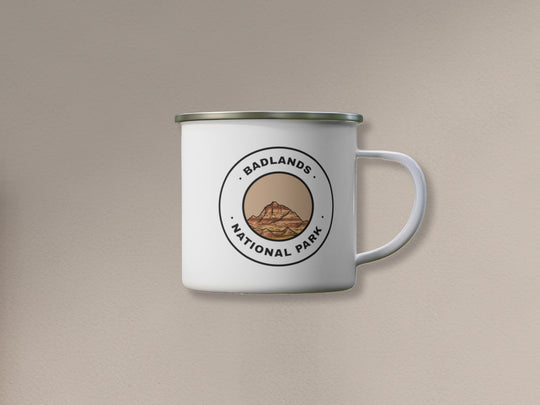 Badlands National Park Camping Mug