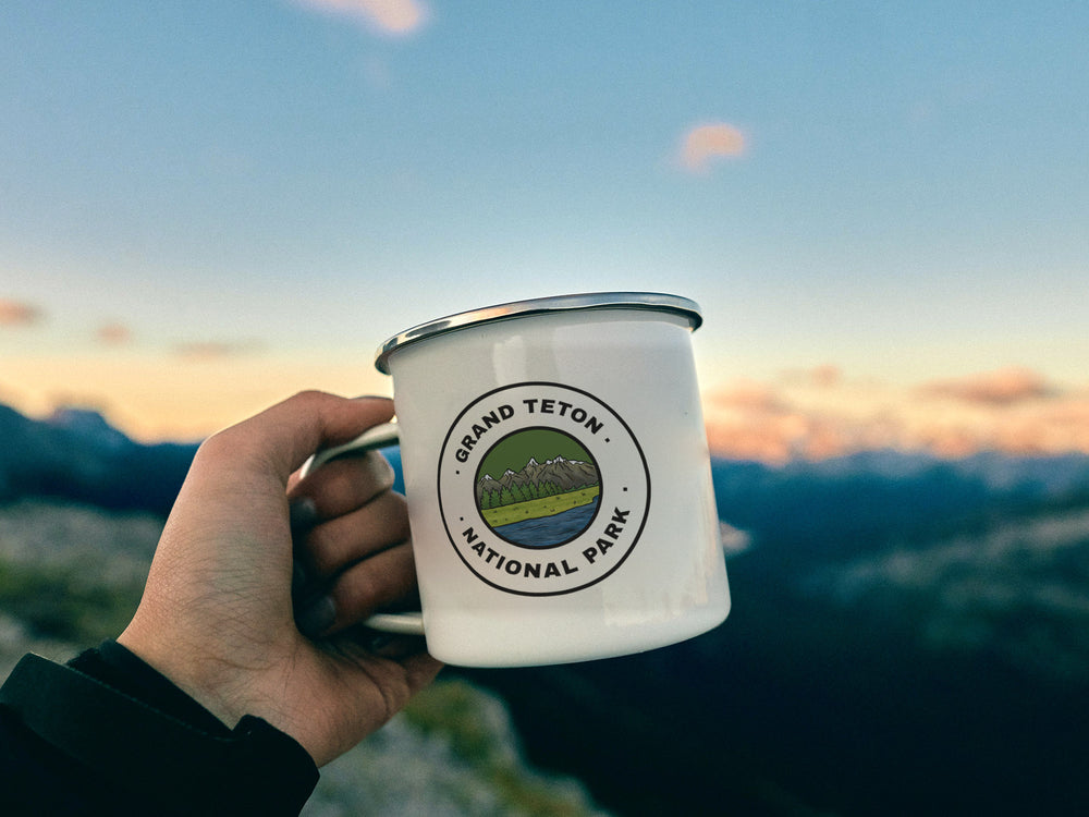 Grand Teton National Park Camping Mug