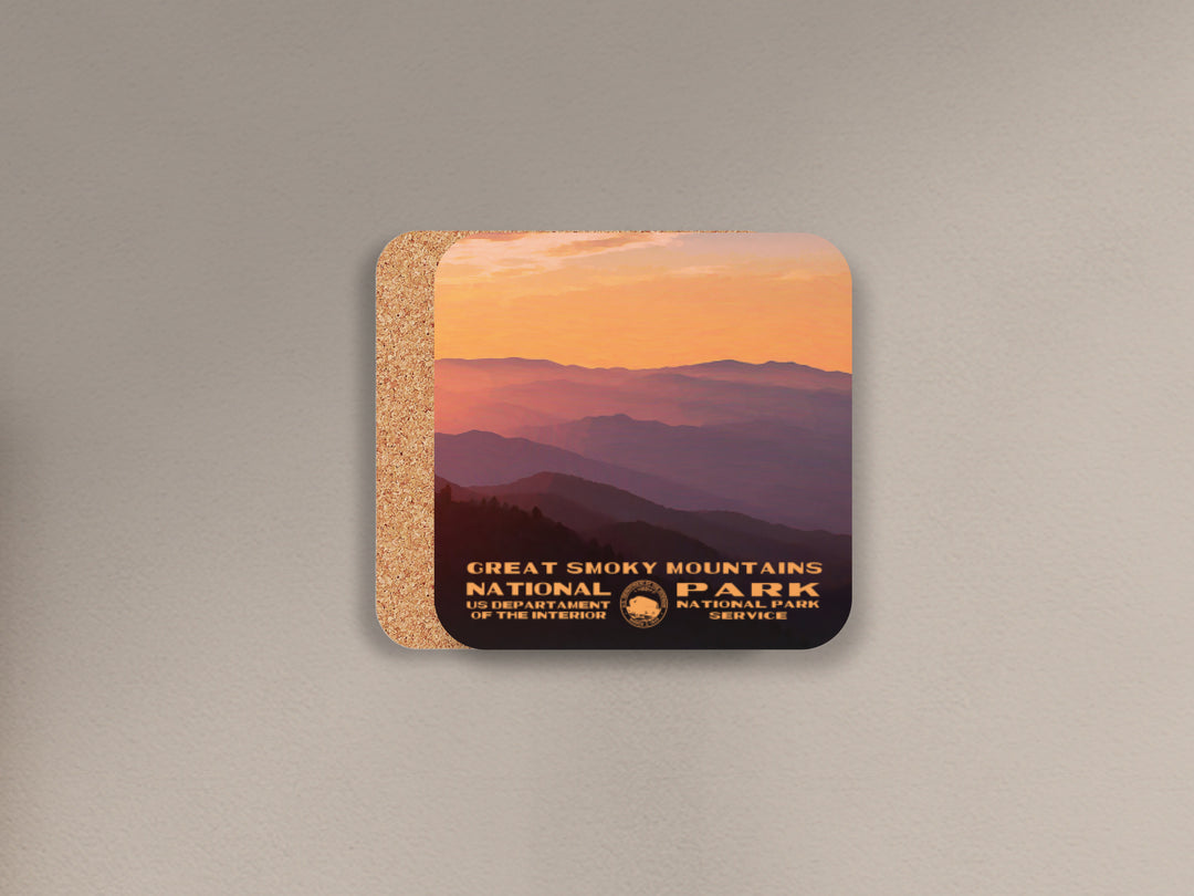 Great Smoky Mountains National Park cork back coaster