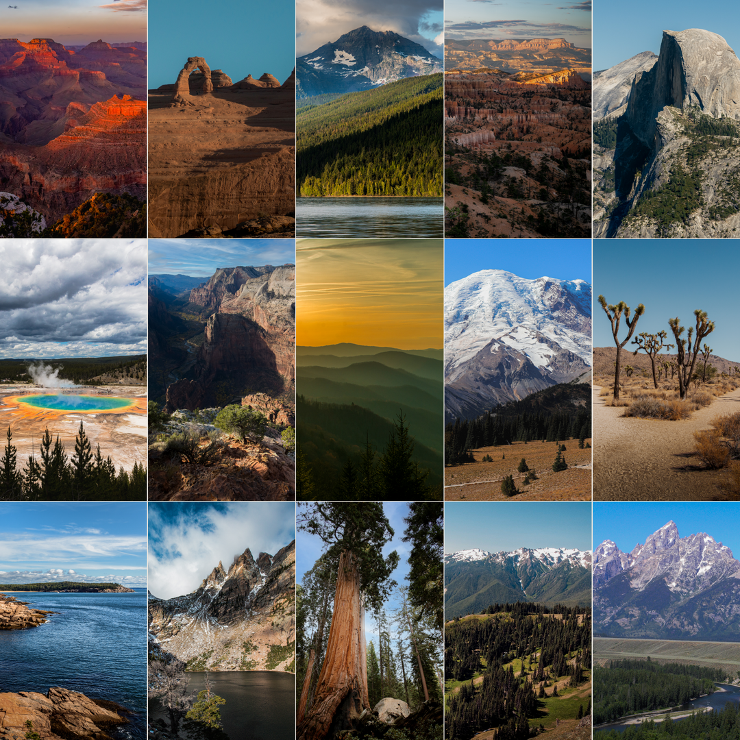Wallpaper Pack - Top 15 National Parks