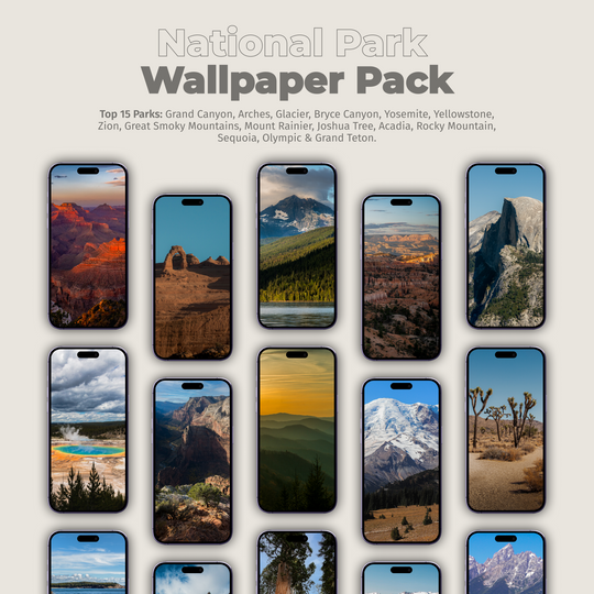 Wallpaper Pack - Top 15 National Parks