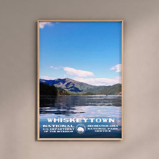 Whiskeytown National Recreation Area Poster WPA Style