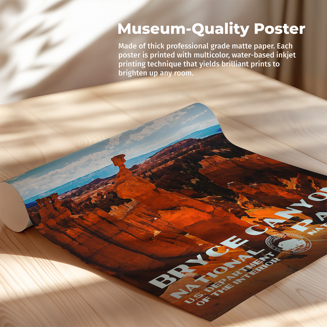 a brochure with a picture of a landscape on it