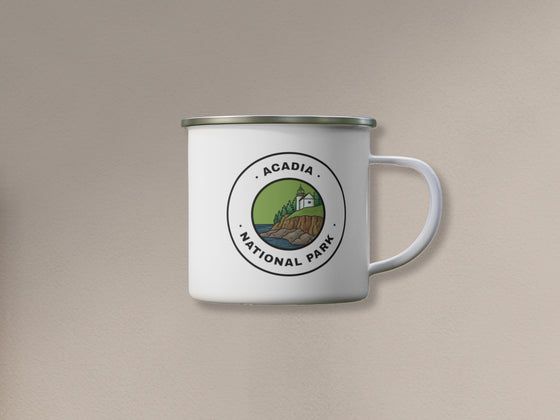 Acadia National Park Camping Mug