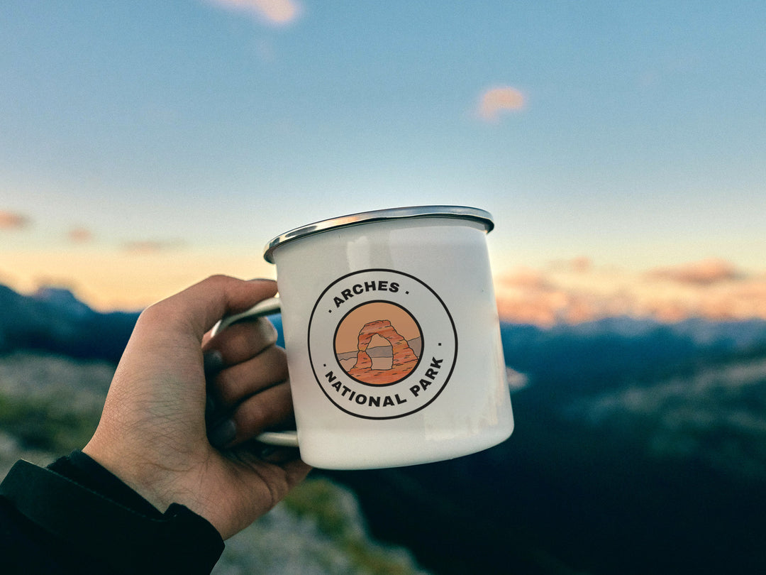 Arches National Park Camping Mug