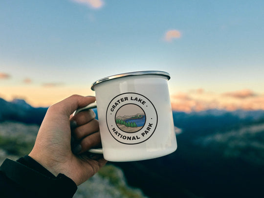 Crater Lake National Park Camping Mug