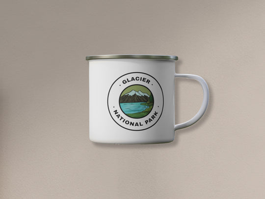 Glacier National Park Camping Mug