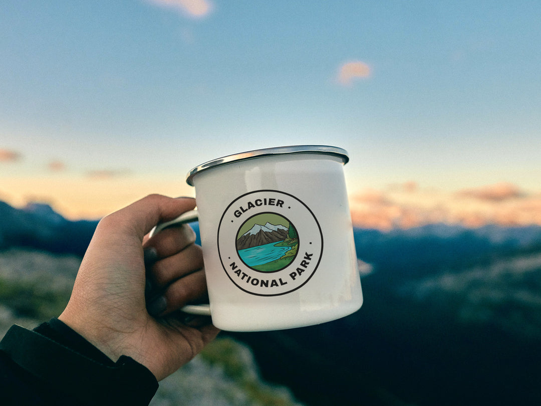 Glacier National Park Camping Mug