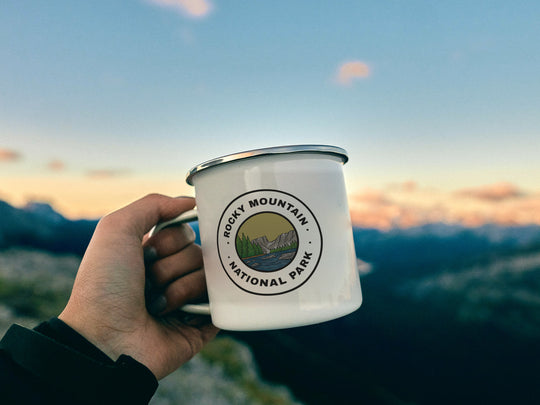 Rocky Mountain National Park Camping Mug