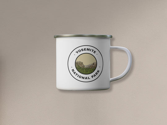 Yosemite National Park Camping Mug