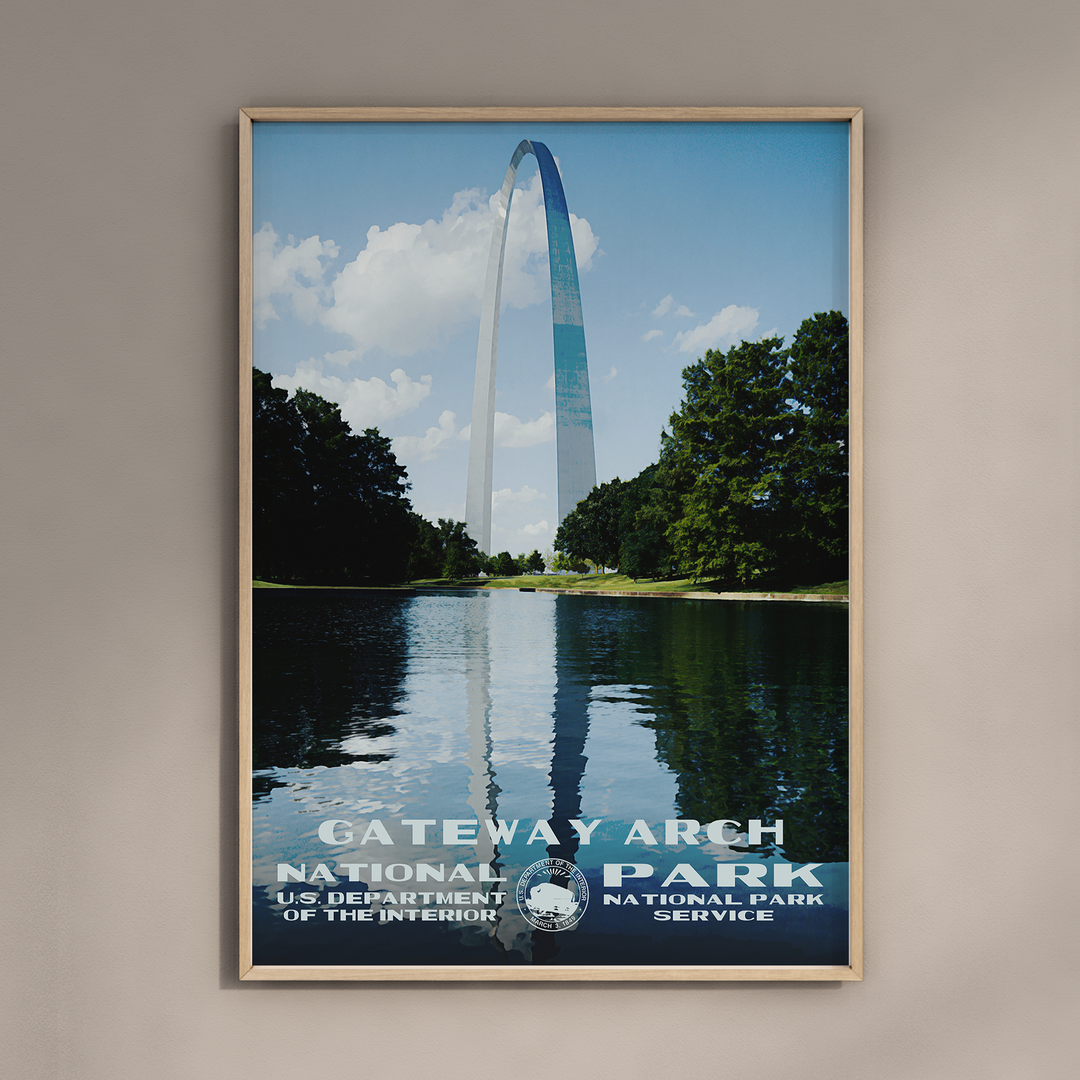 a picture of the gateway arch in the national park