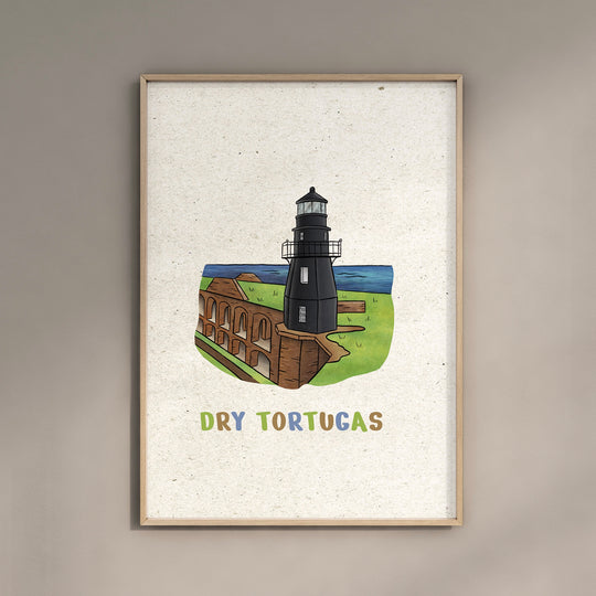 a picture of a picture of a lighthouse on a wall